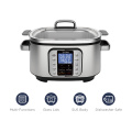 Midea Slow Cooker, Multi Cooker, Locking Glass Lid for Easy Transport, Auto Keep Warm, Dishwasher Safe, Digital Program